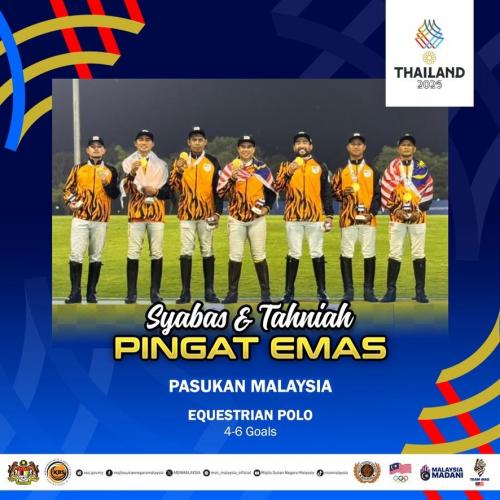 TEAM Malaysia Polo - SEA Games 2025, Thailand 11